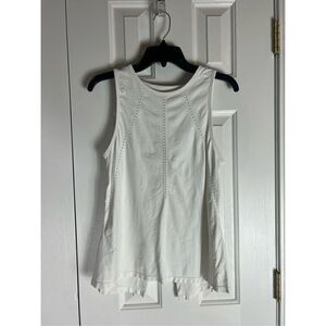 Athleta Womens White Tank Size Small